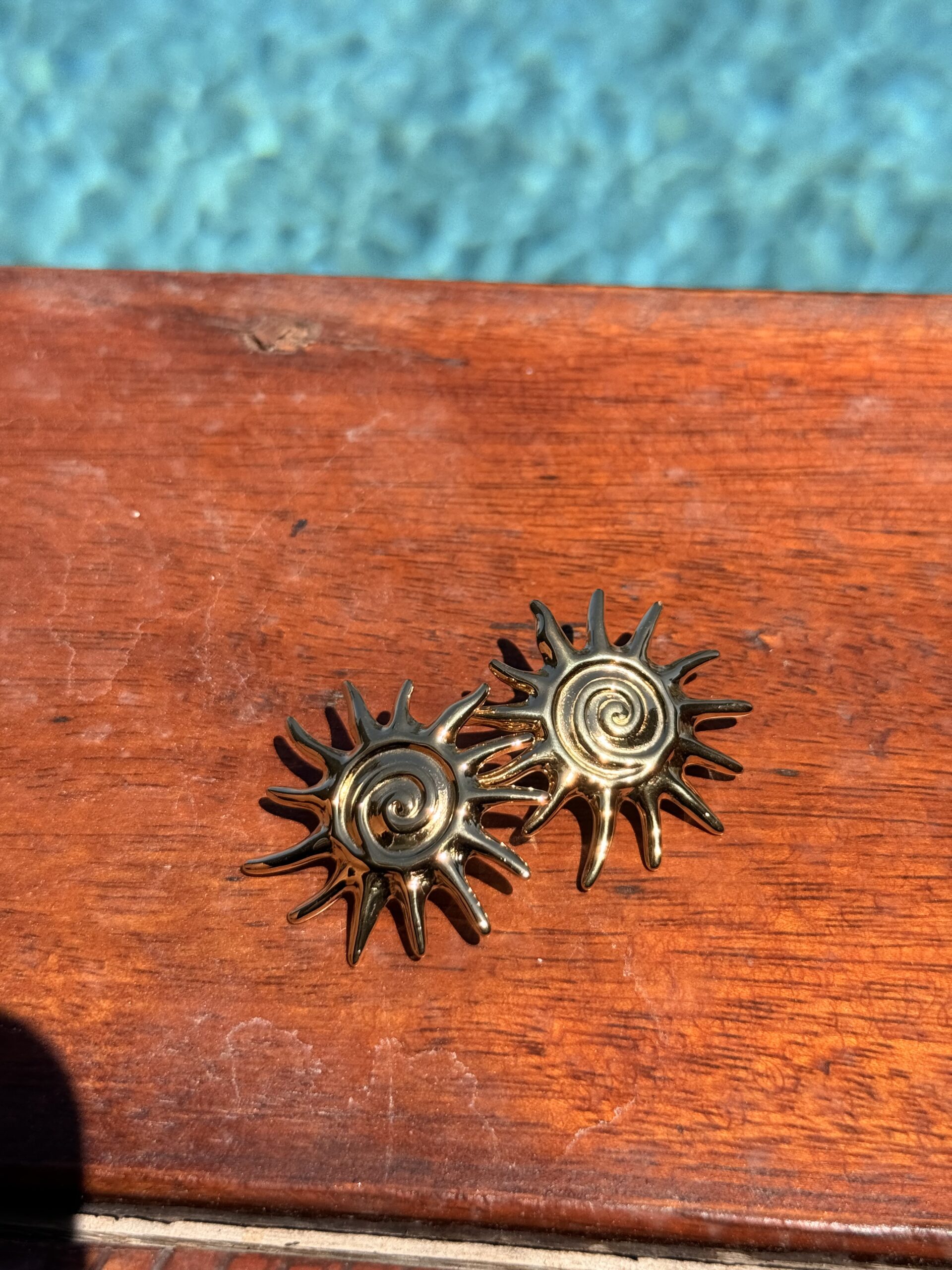 Boucle d’oreille soleil