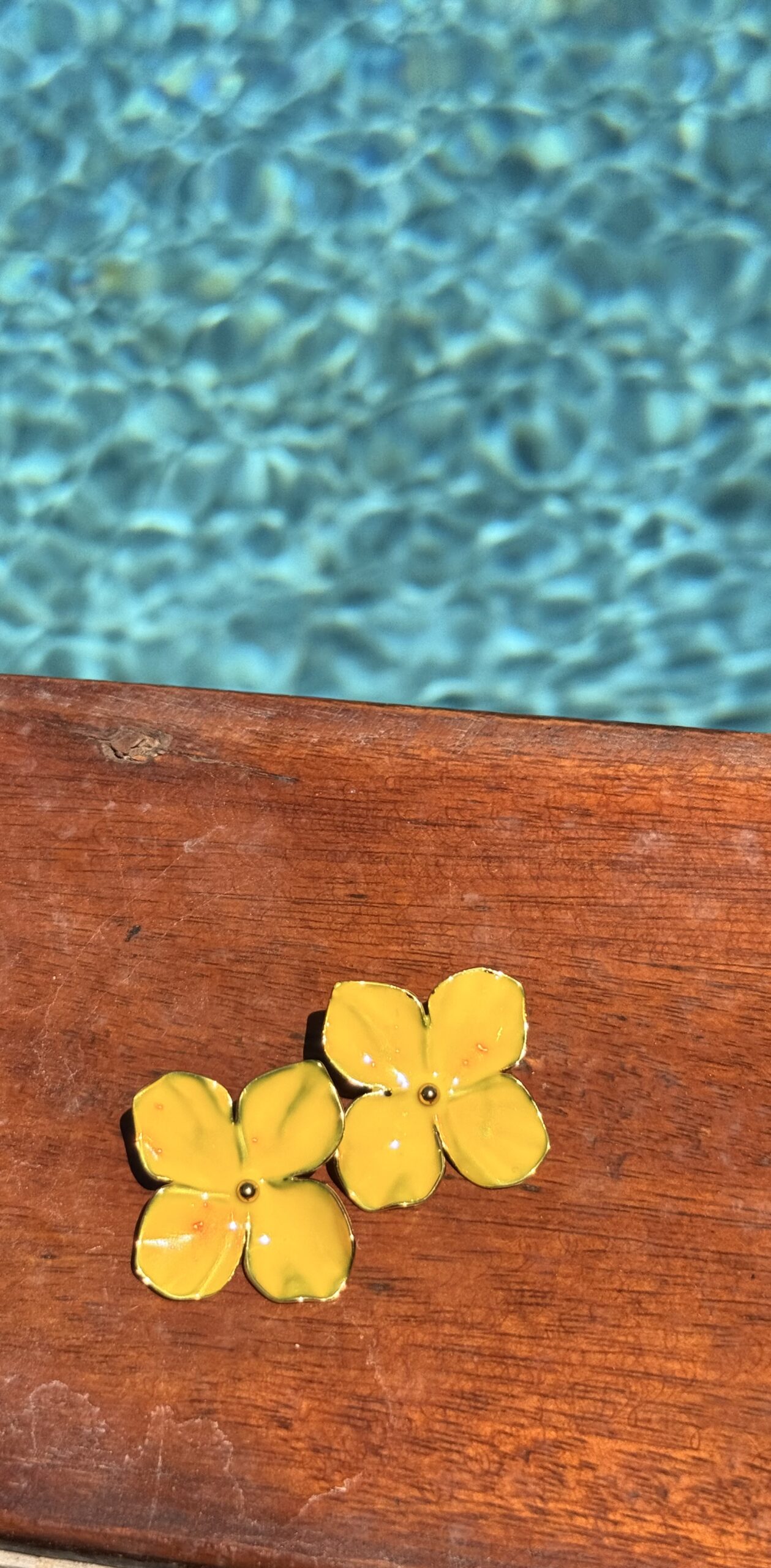 Boucle d’oreilles fleurs
